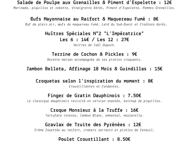 Café Brasserie Le République Sur le poucre & a partager